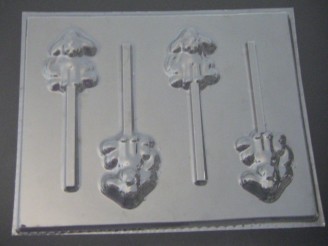 430sp Big Red Dog Cliffy Chocolate or Hard Candy Lollipop Mold